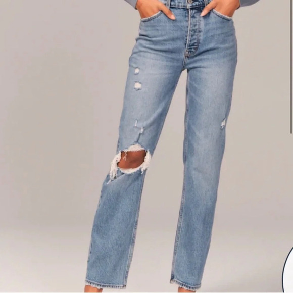 Abercrombie & Fitch Denim - Abercrombie & Fitch women’s the Dad high rise jean size 28/6R
